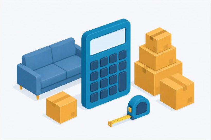 Moving volume calculator